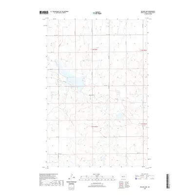 2020 Map of Nelson Lake, 2020 Print