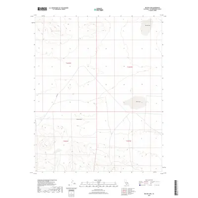 2018 Map of Nelson Lake, 2018 Print