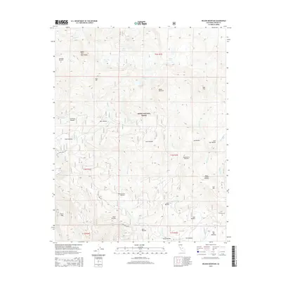 2015 Map of Nelson Mountain, 2015 Print