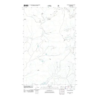 2011 Map of Nelson Peak, 2011 Print