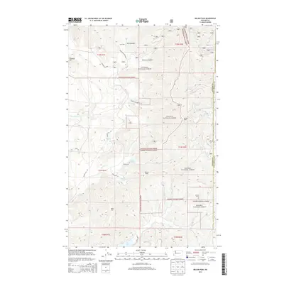 2014 Map of Nelson Peak, 2014 Print