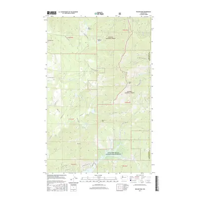 2017 Map of Nelson Peak, 2017 Print