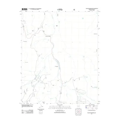 2011 Map of Nelson Reservoir, 2011 Print