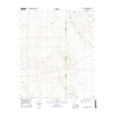 2014 Map of Nelson Reservoir NE, 2014 Print