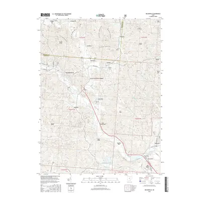 2016 Map of Nelsonville, 2016 Print