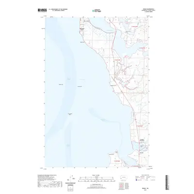 2020 Map of Nemah, 2020 Print
