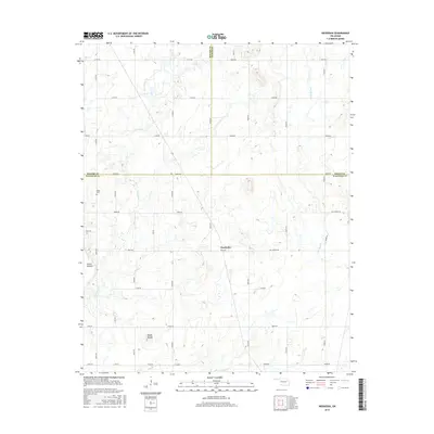 2016 Map of Neodesha, 2016 Print