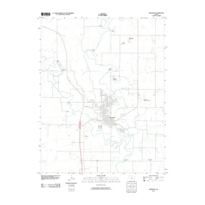 2010 Map of Neodesha, 2010 Print
