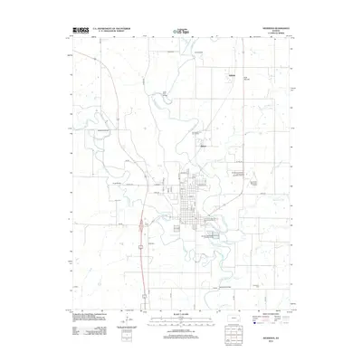 2012 Map of Neodesha, 2012 Print