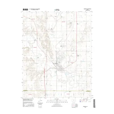 2016 Map of Neodesha, 2016 Print