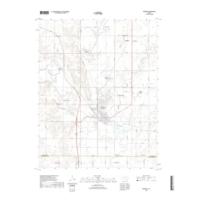 2018 Map of Neodesha, 2018 Print