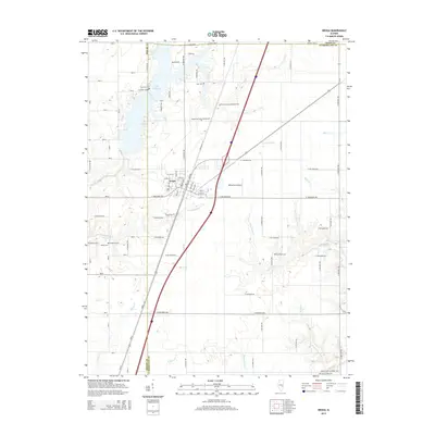 2015 Map of Neoga, 2015 Print