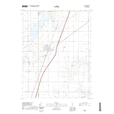 2021 Map of Neoga, 2021 Print