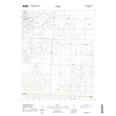2017 Map of Neosho East, 2017 Print