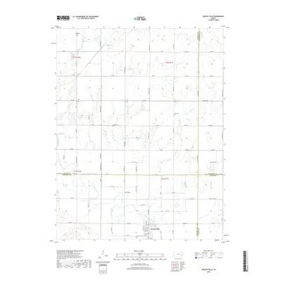 2018 Map of Neosho Falls, 2018 Print