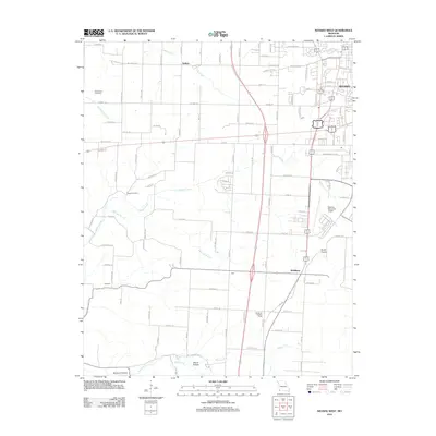 2012 Map of Neosho West, 2012 Print