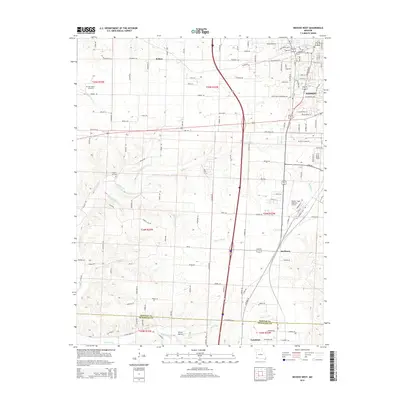 2015 Map of Neosho West, 2015 Print