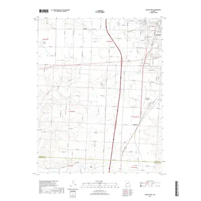 2017 Map of Neosho West, 2017 Print
