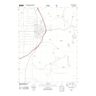 2011 Map of Nephi, 2011 Print