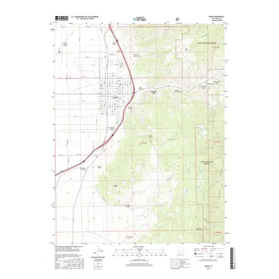 2017 Map of Nephi, 2017 Print