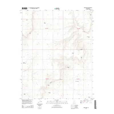 2014 Map of Nephi Point, 2014 Print