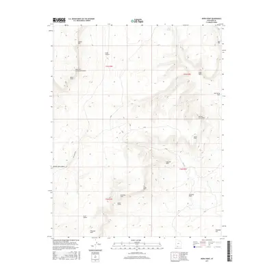 2017 Map of Nephi Point, 2017 Print