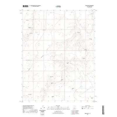 2020 Map of Nephi Point, 2020 Print