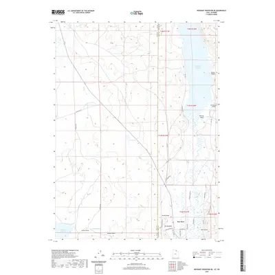 2020 Map of Neponset Reservoir NE, 2020 Print