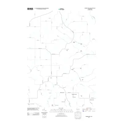 2013 Map of Nerike Hill, 2013 Print