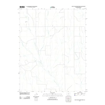 2012 Map of Nescatunga Creek North, 2012 Print