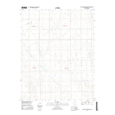 2015 Map of Nescatunga Creek North, 2015 Print