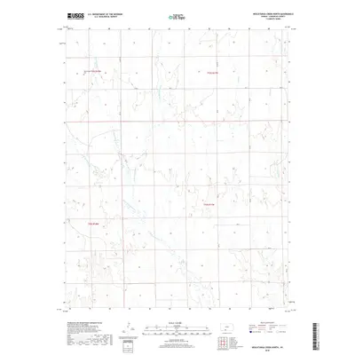 2018 Map of Nescatunga Creek North, 2018 Print