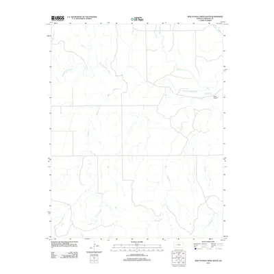 2012 Map of Nescatunga Creek South, 2012 Print