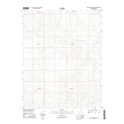 2015 Map of Nescatunga Creek South, 2015 Print