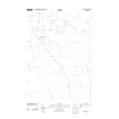 2013 Map of Neshkoro, 2013 Print