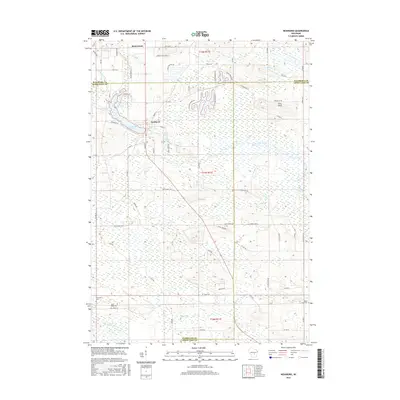2016 Map of Neshkoro, 2016 Print