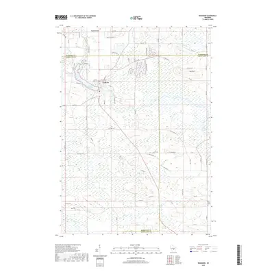 2018 Map of Neshkoro, 2018 Print