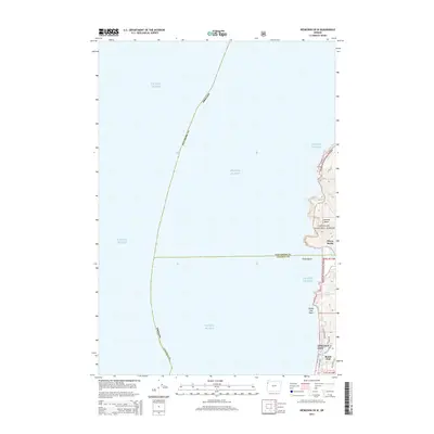 2014 Map of Neskowin OE W, 2014 Print