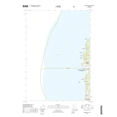 2020 Map of Neskowin OE W, 2020 Print