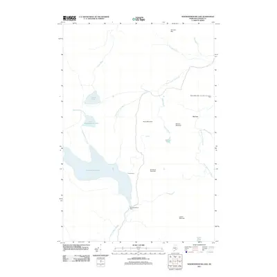 2011 Map of Nesowadnehunk Lake, 2011 Print