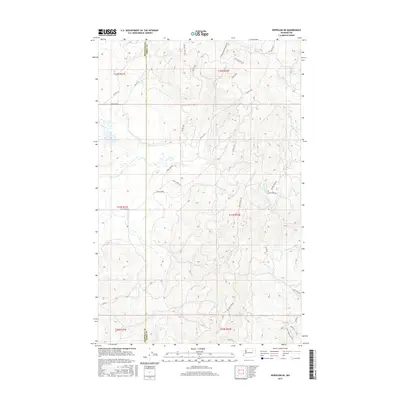2017 Map of Nespelem NE, 2017 Print