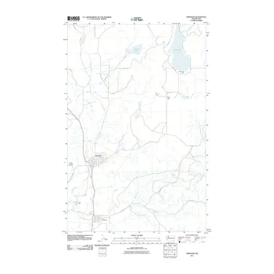 2011 Map of Nespelem, 2011 Print