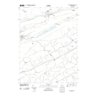 2010 Map of Nesquehoning, 2010 Print