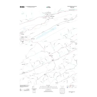 2013 Map of Nesquehoning, 2013 Print