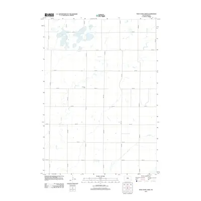 2012 Map of Ness Chain Lakes, 2012 Print