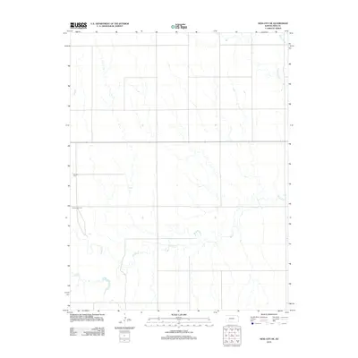 2012 Map of Ness City NE, 2012 Print