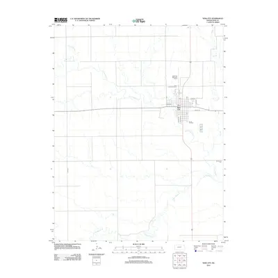 2012 Map of Ness City, 2012 Print