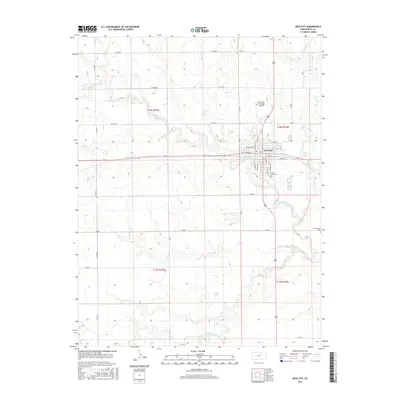 2015 Map of Ness City, 2015 Print