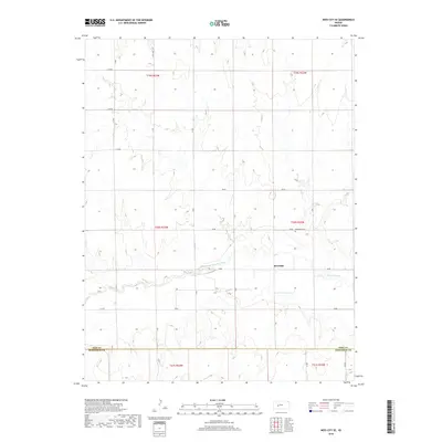 2018 Map of Ness City SE, 2018 Print