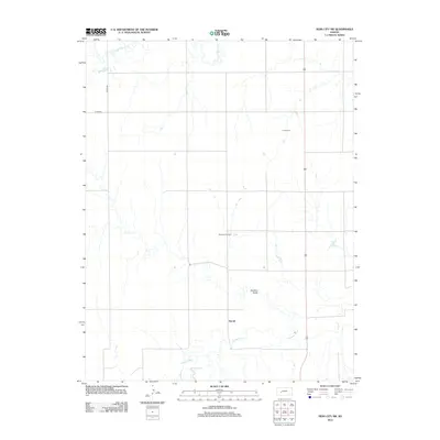 2012 Map of Ness City SW, 2012 Print